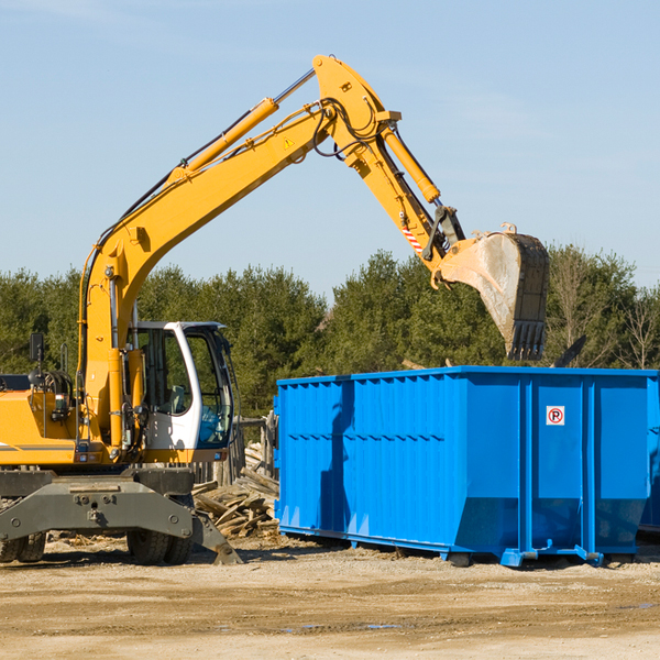 can i choose the location where the residential dumpster will be placed in Kingstowne